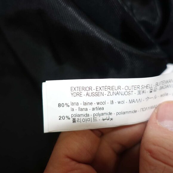 Zara Women's Overcoat Size XL Wool Blend Red 2 Button Front Long Sleeves Coat - Picture 8 of 8